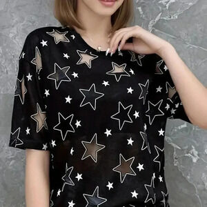 5 Star Crew Neck T-shirt